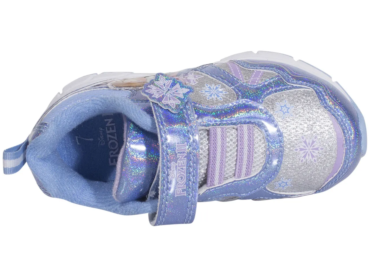 Disney Little Kids Girl's Frozen II Sneakers Light Up Blue/Purple Sz: 11