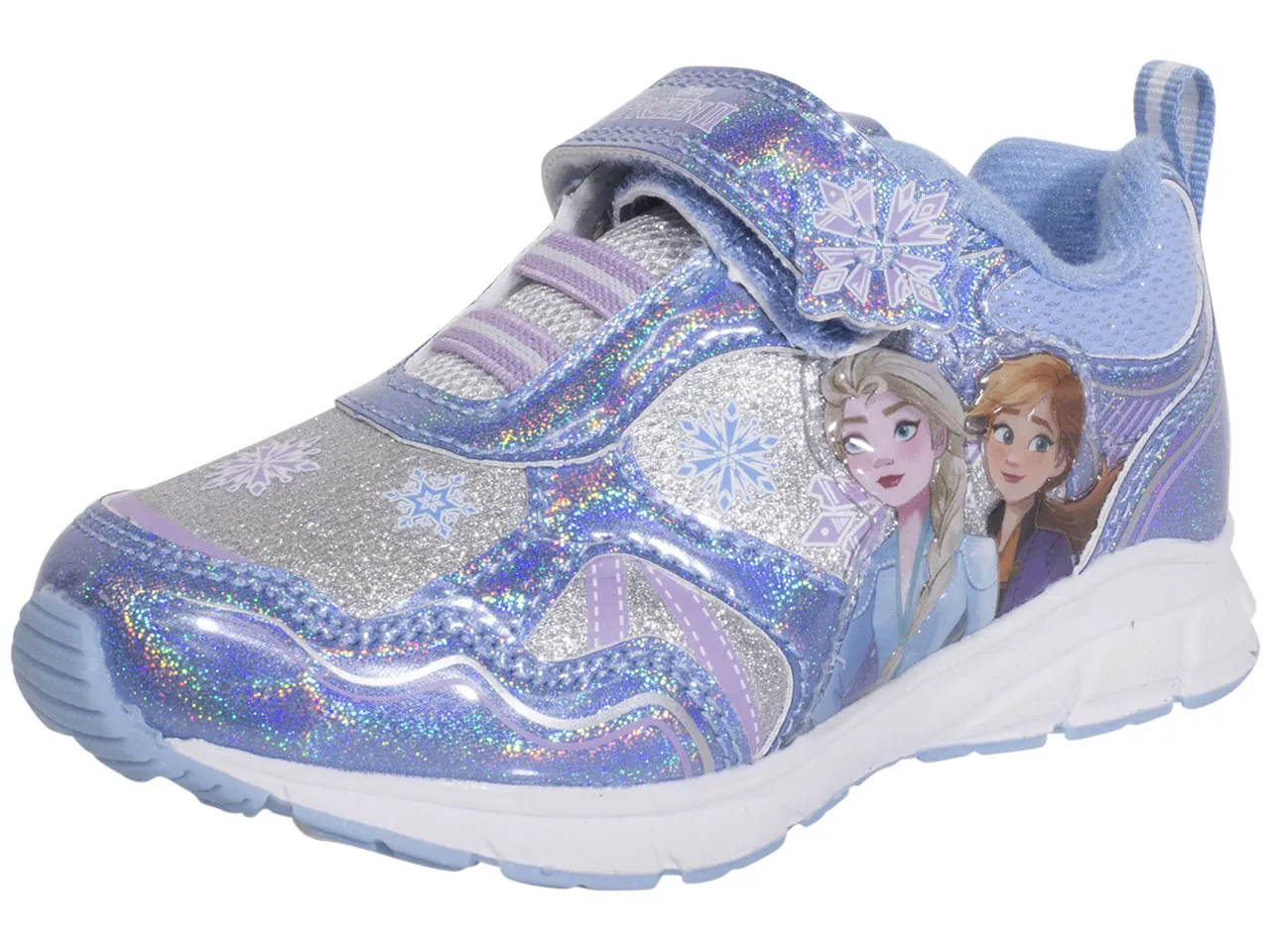 Disney Little Kids Girl's Frozen II Sneakers Light Up Blue/Purple Sz: 12