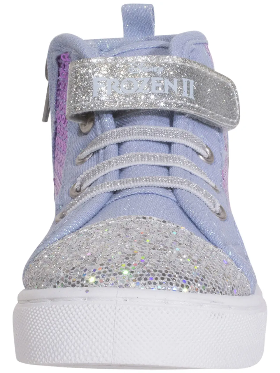 Disney Toddler Kids Girl's Frozen II Sneakers High Top Purple/Blue Sz: 9T