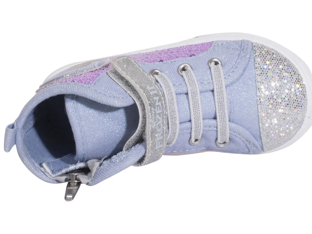 Disney Toddler Kids Girl's Frozen II Sneakers High Top Purple/Blue Sz: 9T