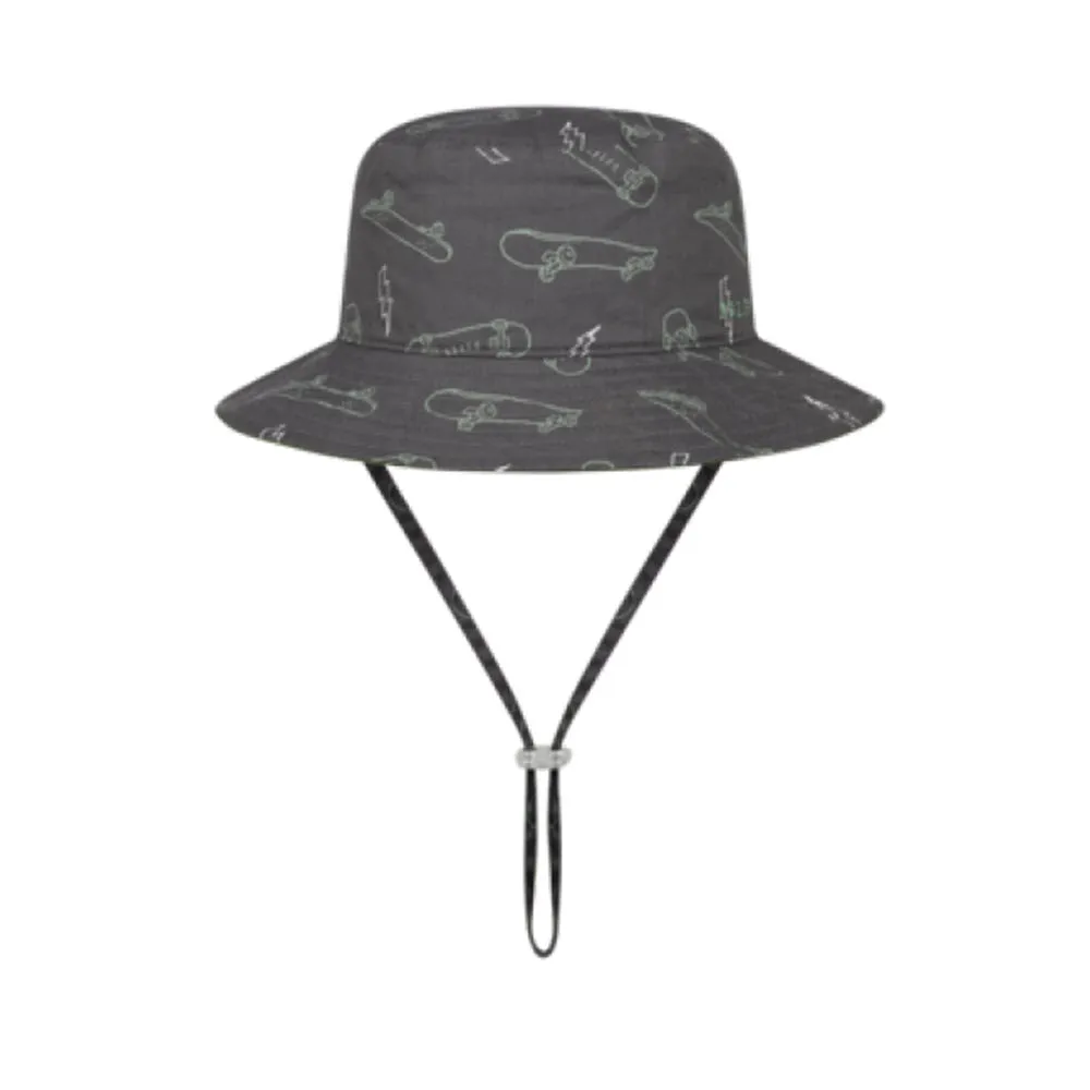 DOZER GAWLER BUCKET HAT CHARCOAL - KIDS