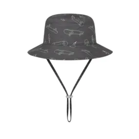 DOZER GAWLER BUCKET HAT CHARCOAL - KIDS