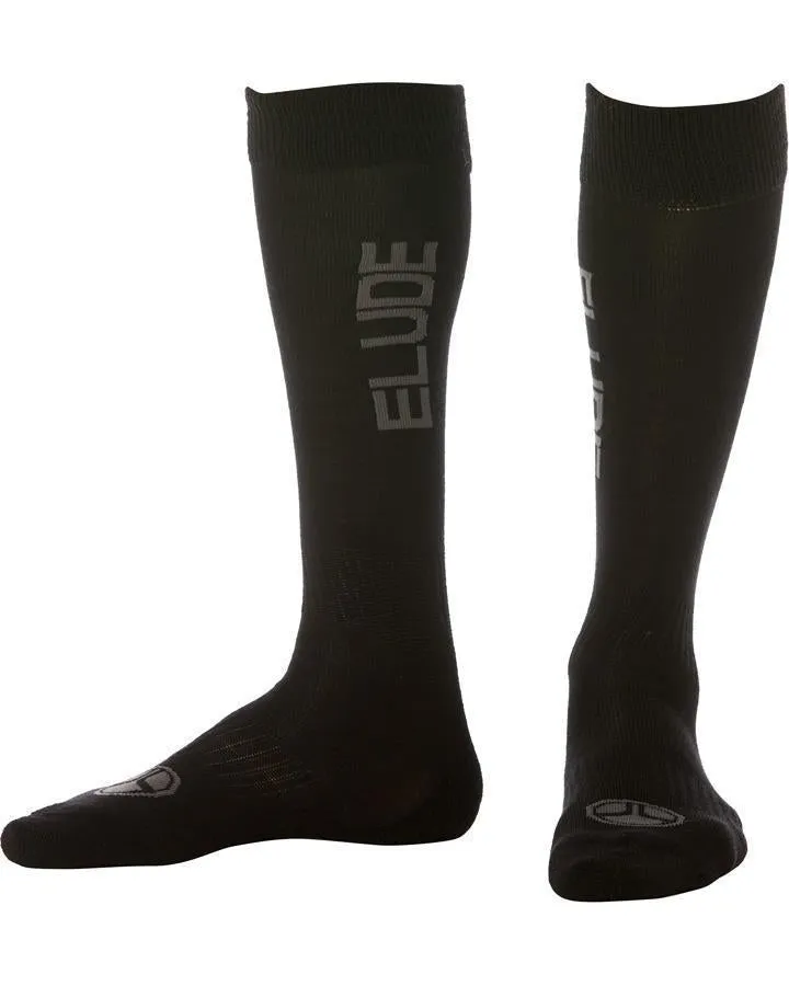 Elude Radiator Kids' Sock - True Black | Socks - Kids' | Snow Skiers Warehouse