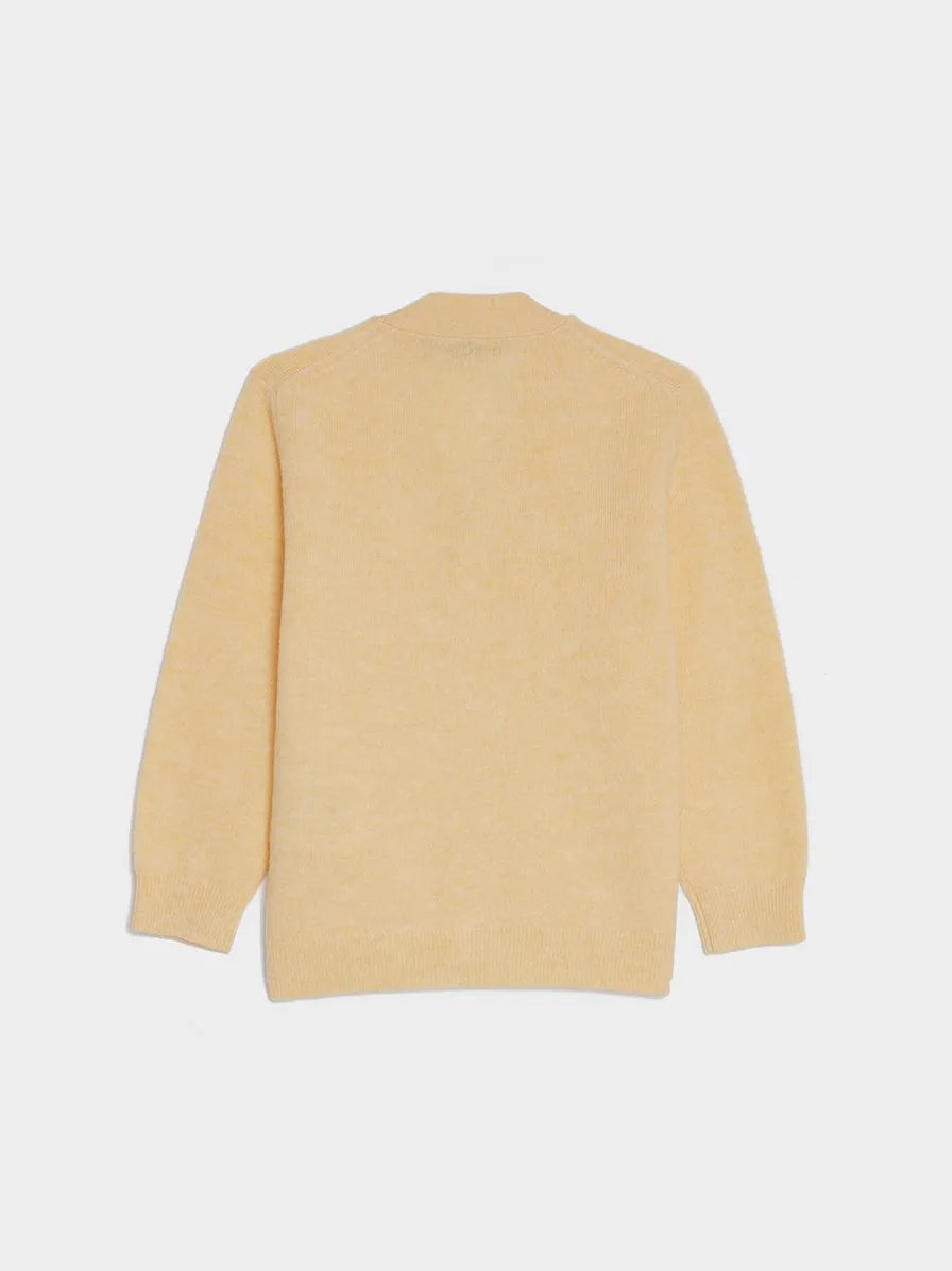 Light Yellow Melange Knitwear FA-MI-KNIT000022