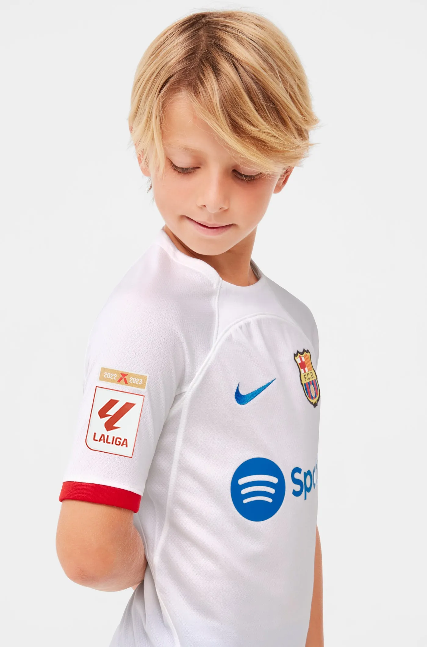 Official FC Barcelona Junior Away Shirt 23/24 - GAVI