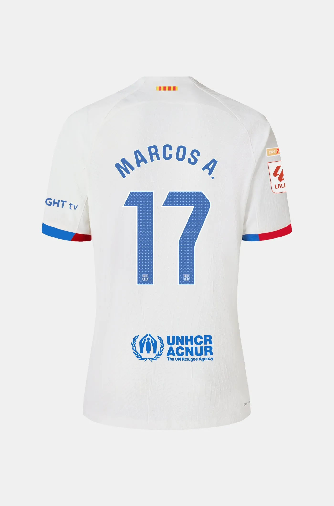 LFP FC Barcelona Away Shirt 23/24 for Junior - MARCOS A.