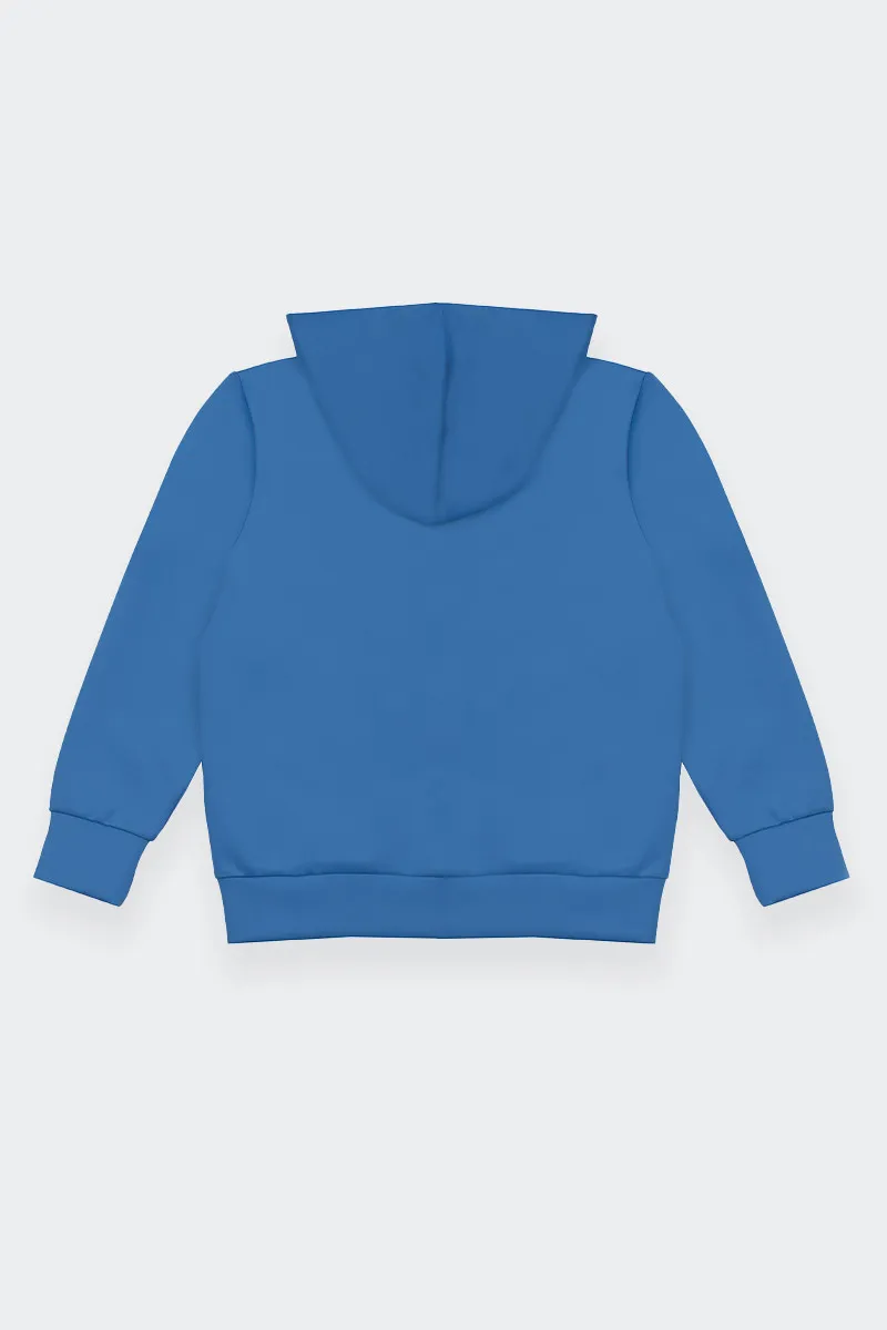 Blue Kids Scuba Hooded Sweatshirt