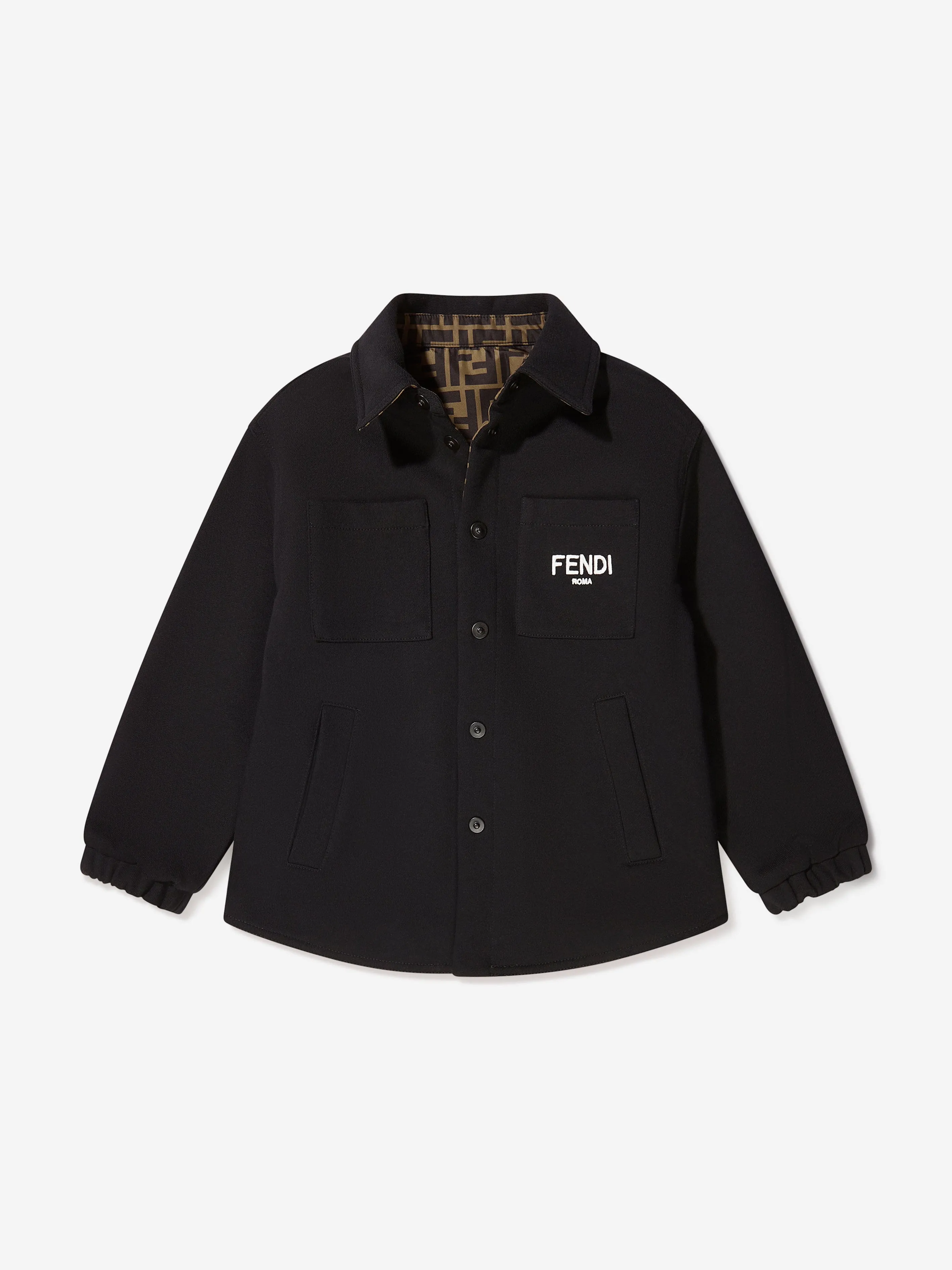 Fendi Kids Reversible Logo Shirt