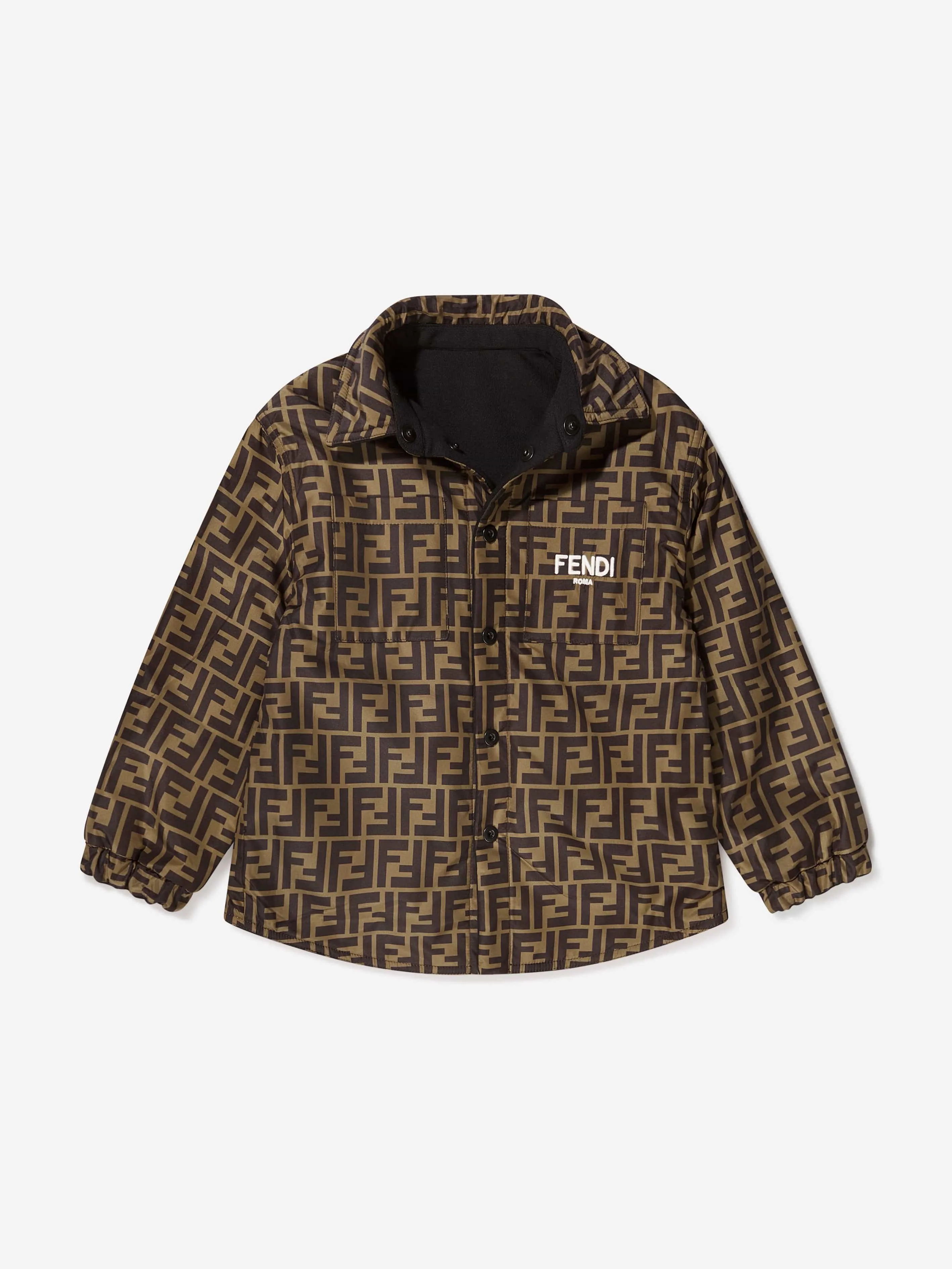 Fendi Kids Reversible Logo Shirt