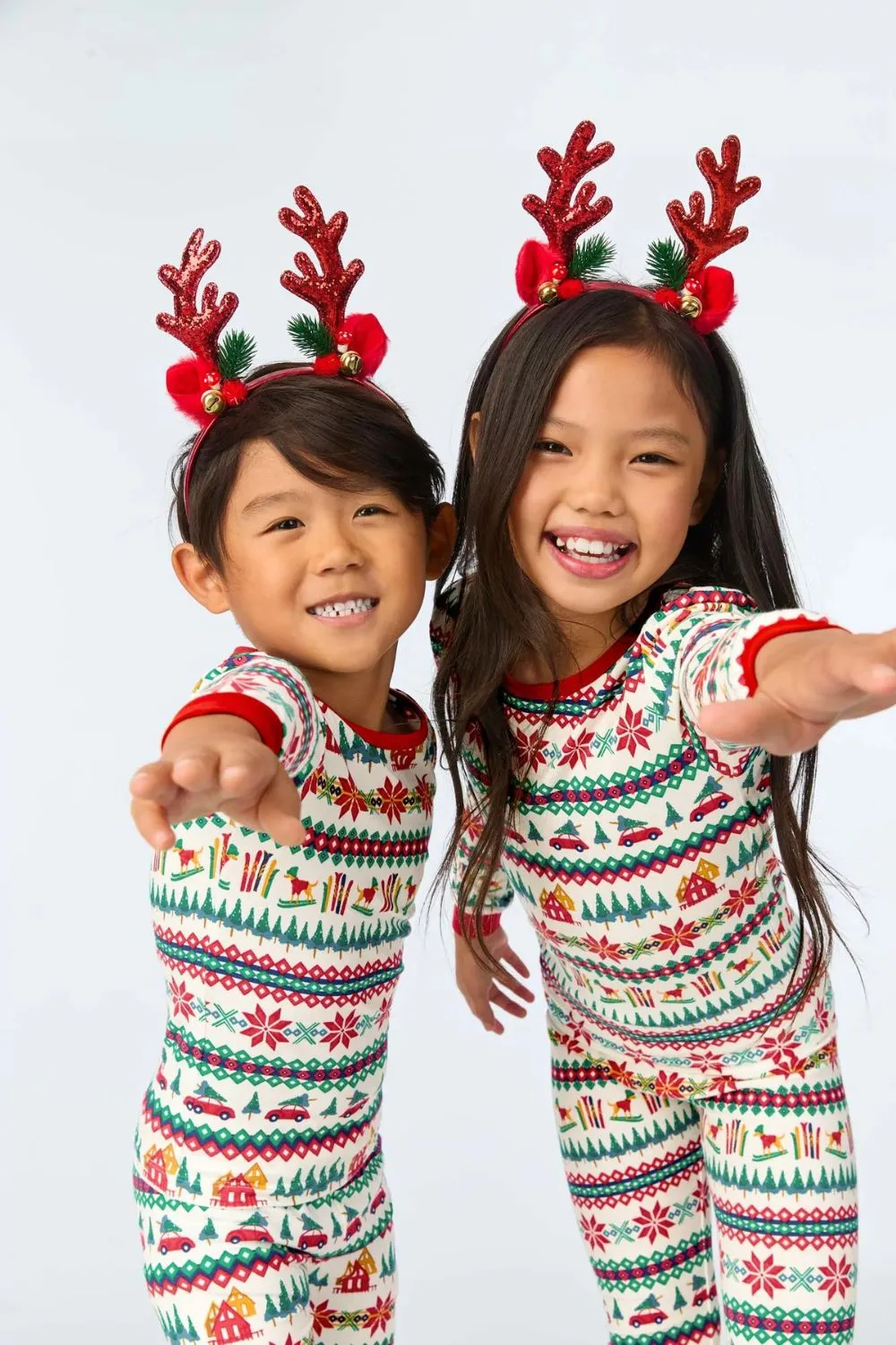 Festive Fairisle Long Sleeve 2 Pc Kids Set