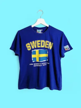 FIFA World Cup Sweden Kids Teens Women Petite T-shirt Size XS-S (152)