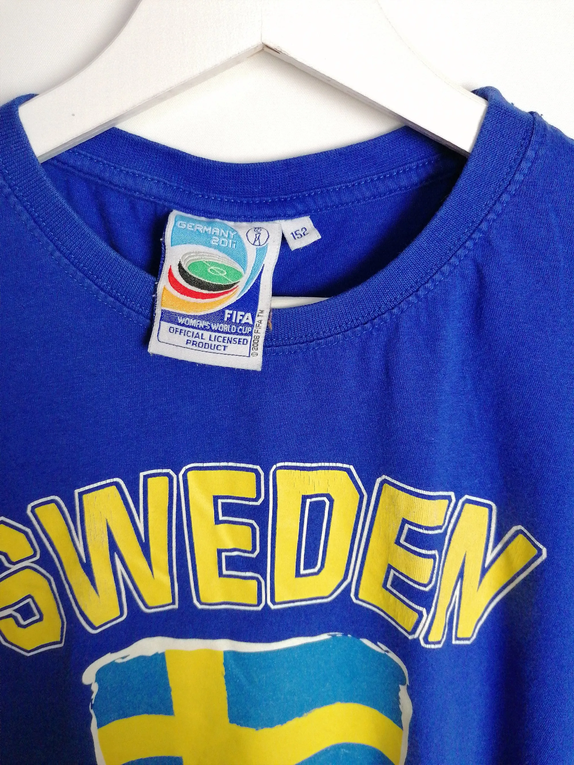 FIFA World Cup Sweden Kids Teens Women Petite T-shirt Size XS-S (152)