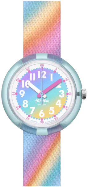 Stripy Pink Watch