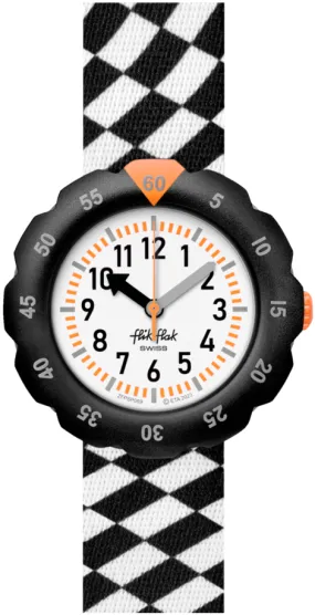 Race Flag Kids Watch by Flik Flak