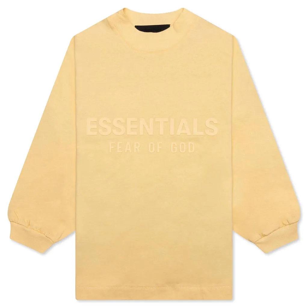 Children's Long Sleeve Shirt - Yellow Garden Design