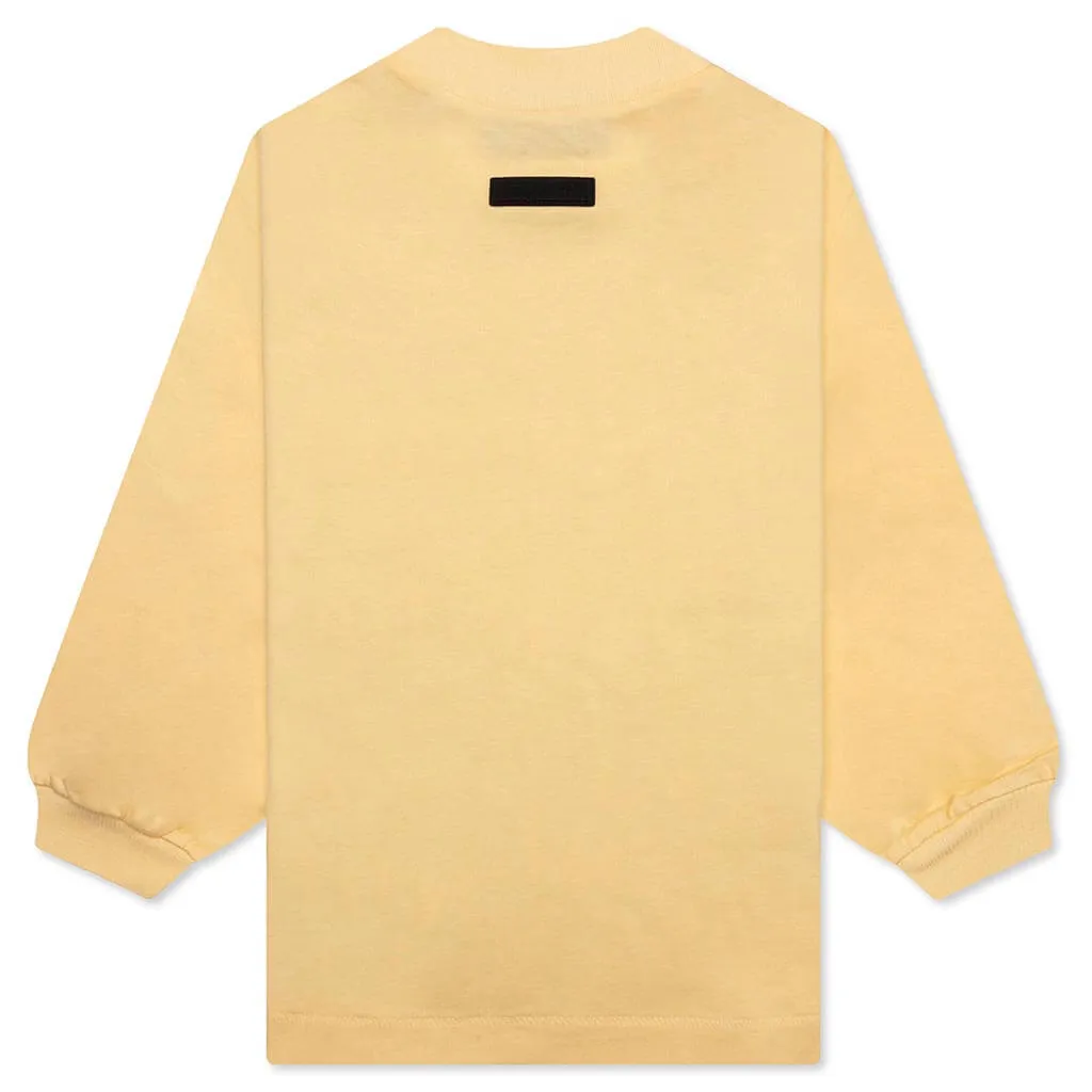 Children's Long Sleeve Shirt - Yellow Garden Design