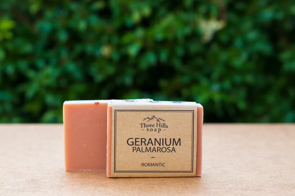 Geranium Palmarosa Soap by Three Hills