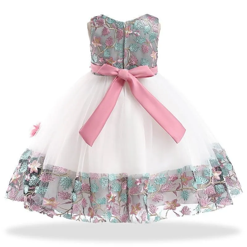 Girls Princess Floral Dress