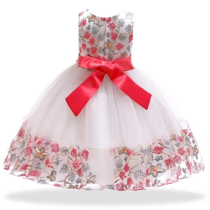 Girls Princess Floral Dress