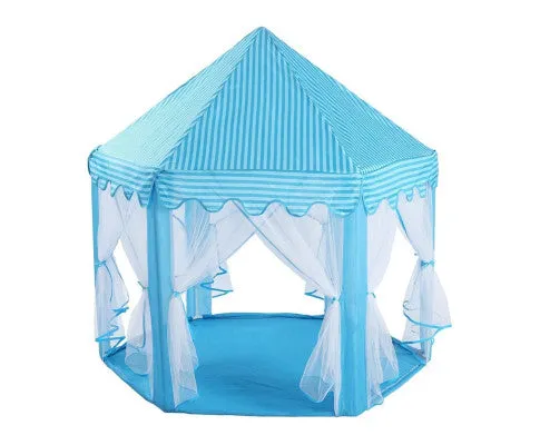 GOMINIMO Kids Hexagonal Tent with LED Lights (Blue)