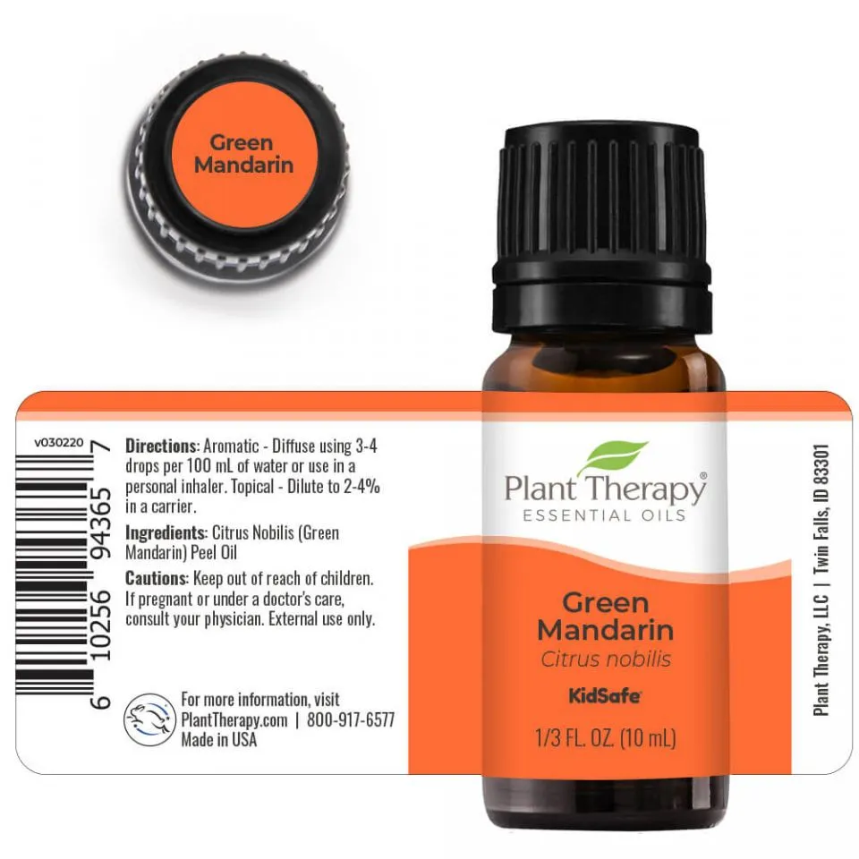 Green Mandarin Essential Oil by Plant Therapy