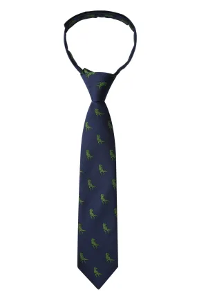 Green T-Rex Children's Necktie