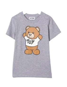 Moschino boys grey t-shirt HUM03ULAA0160901 AI22