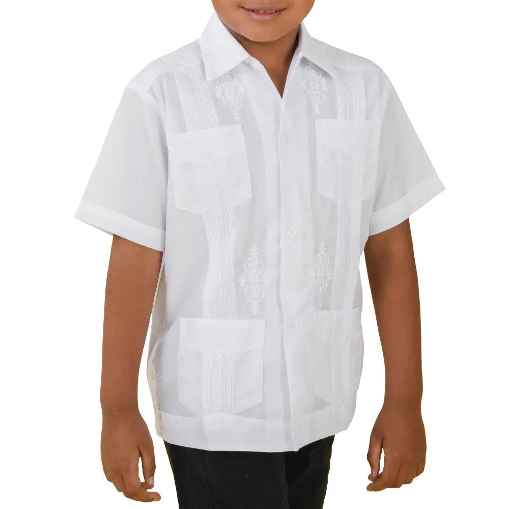 Guayabera para Niño KS-TM-78150 Kids Shirt