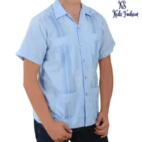 Guayabera para Niño KS-TM-78152 Kids Shirt