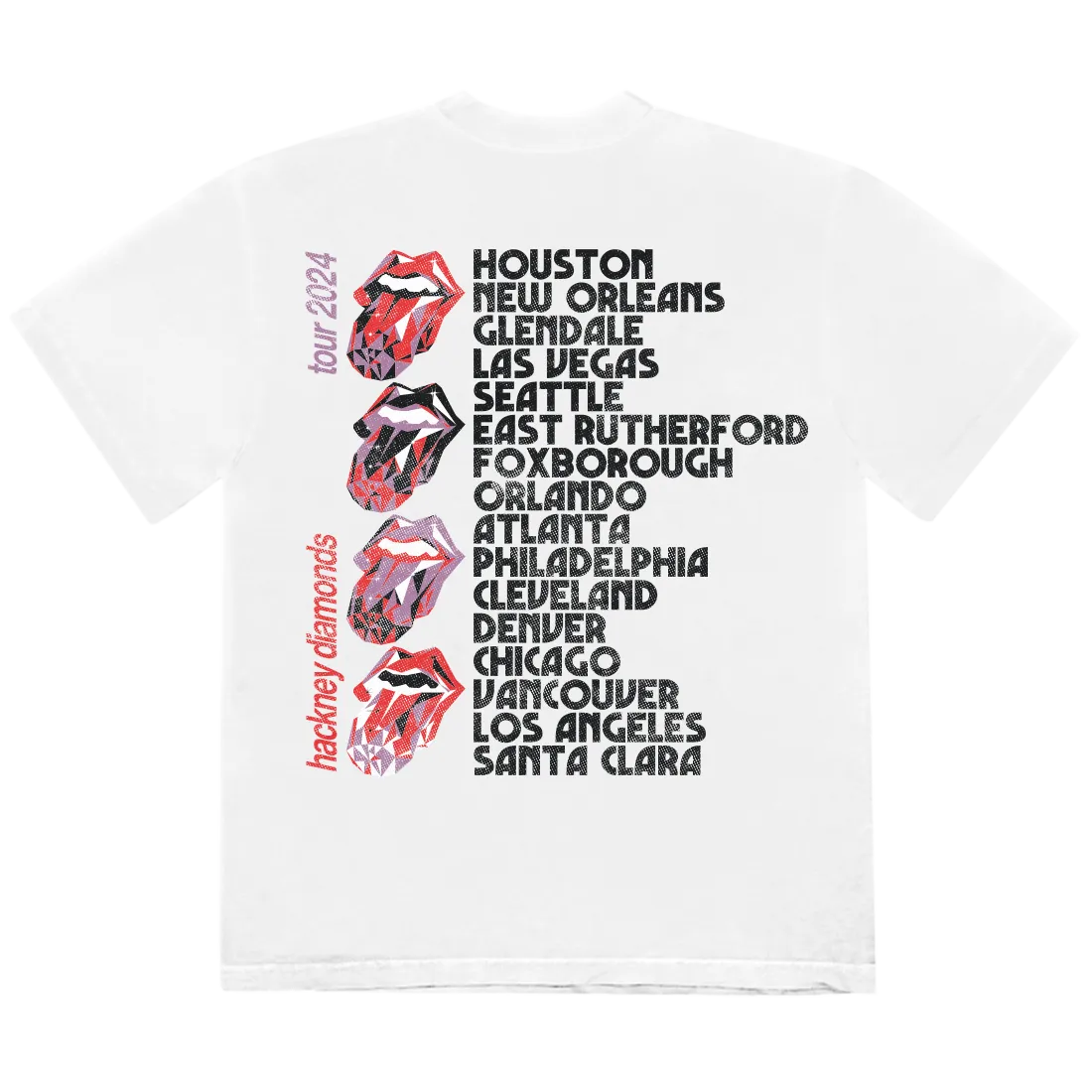 Hackney Diamonds Tour Kids Dateback T-Shirt