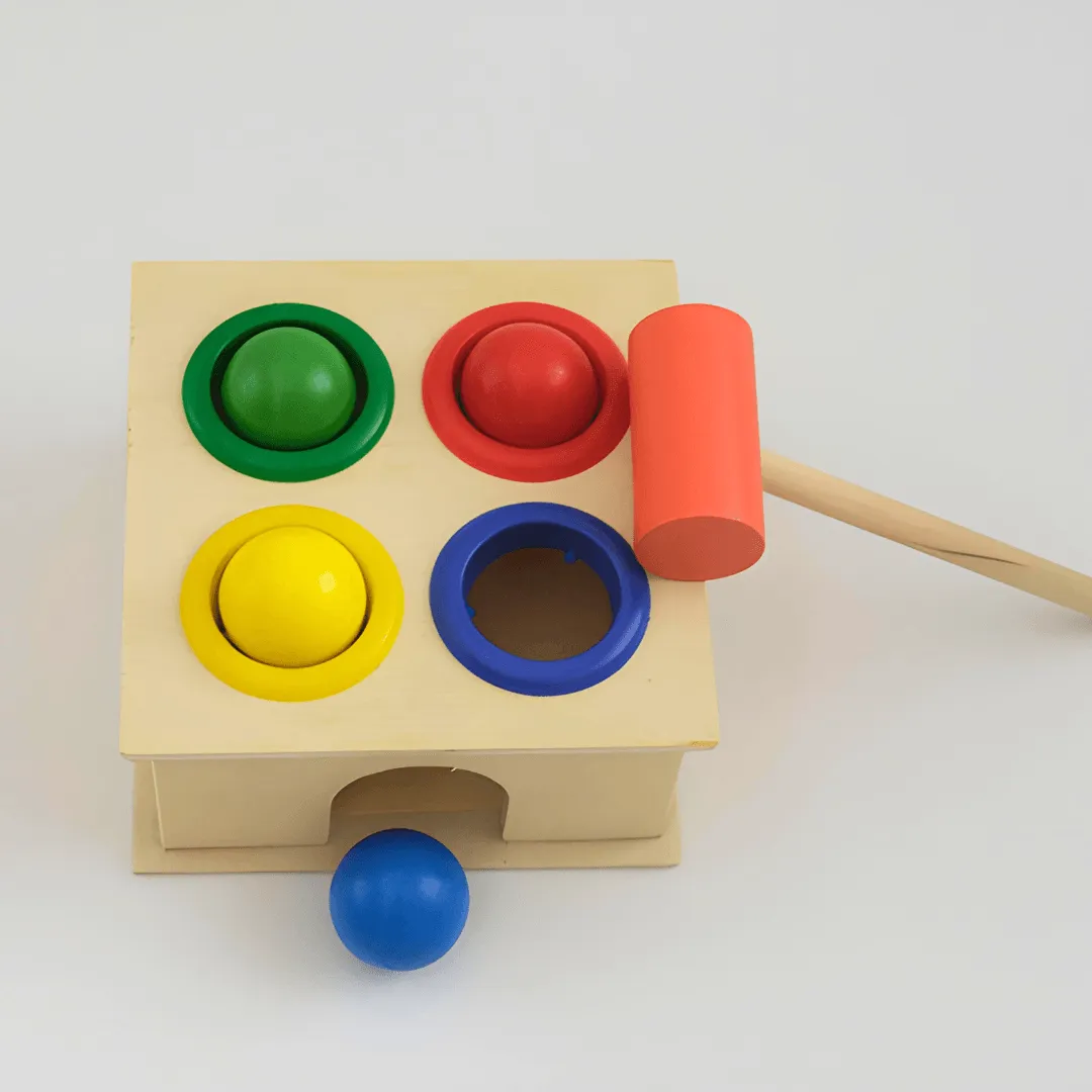 Wooden Hammer Ball Toy for Children