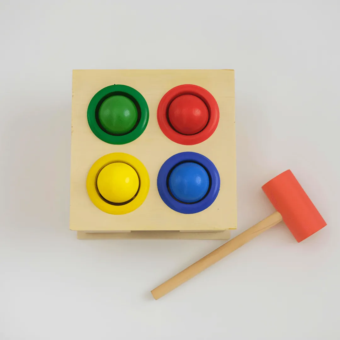 Wooden Hammer Ball Toy for Children