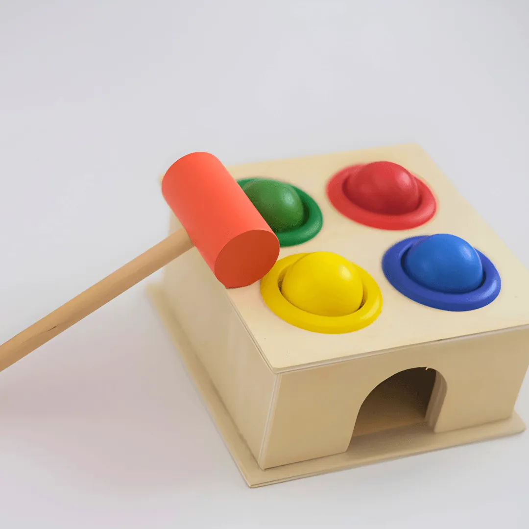 Wooden Hammer Ball Toy for Children