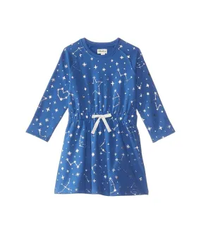 Hatley Children's Constellations Cinched Waist Terry Dress (Toddler/Little Kids/Big Kids)