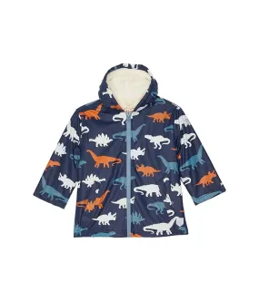 Dino Silhouettes Color Changing Raincoat for Kids