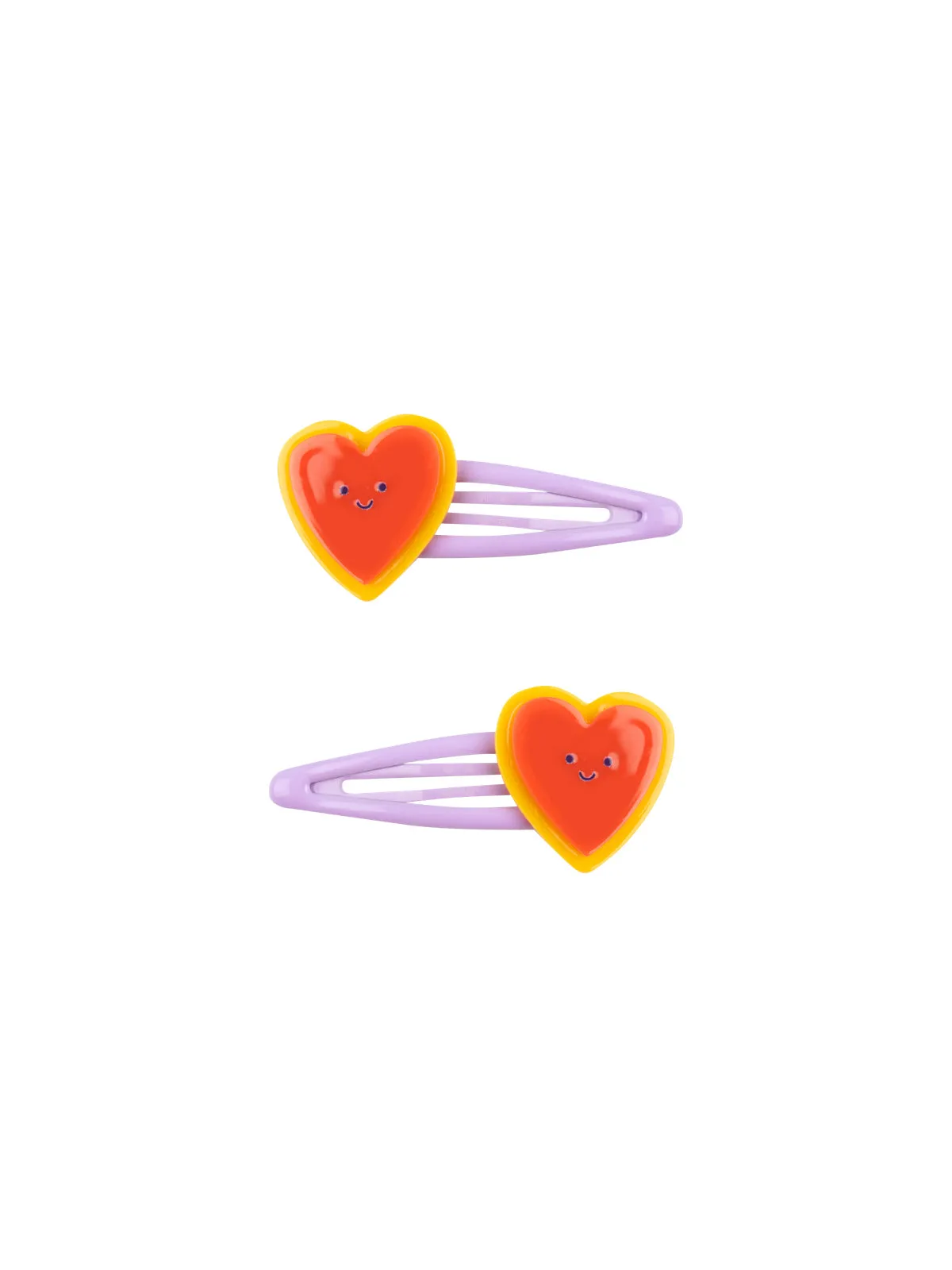 Hair Clips with Hearts