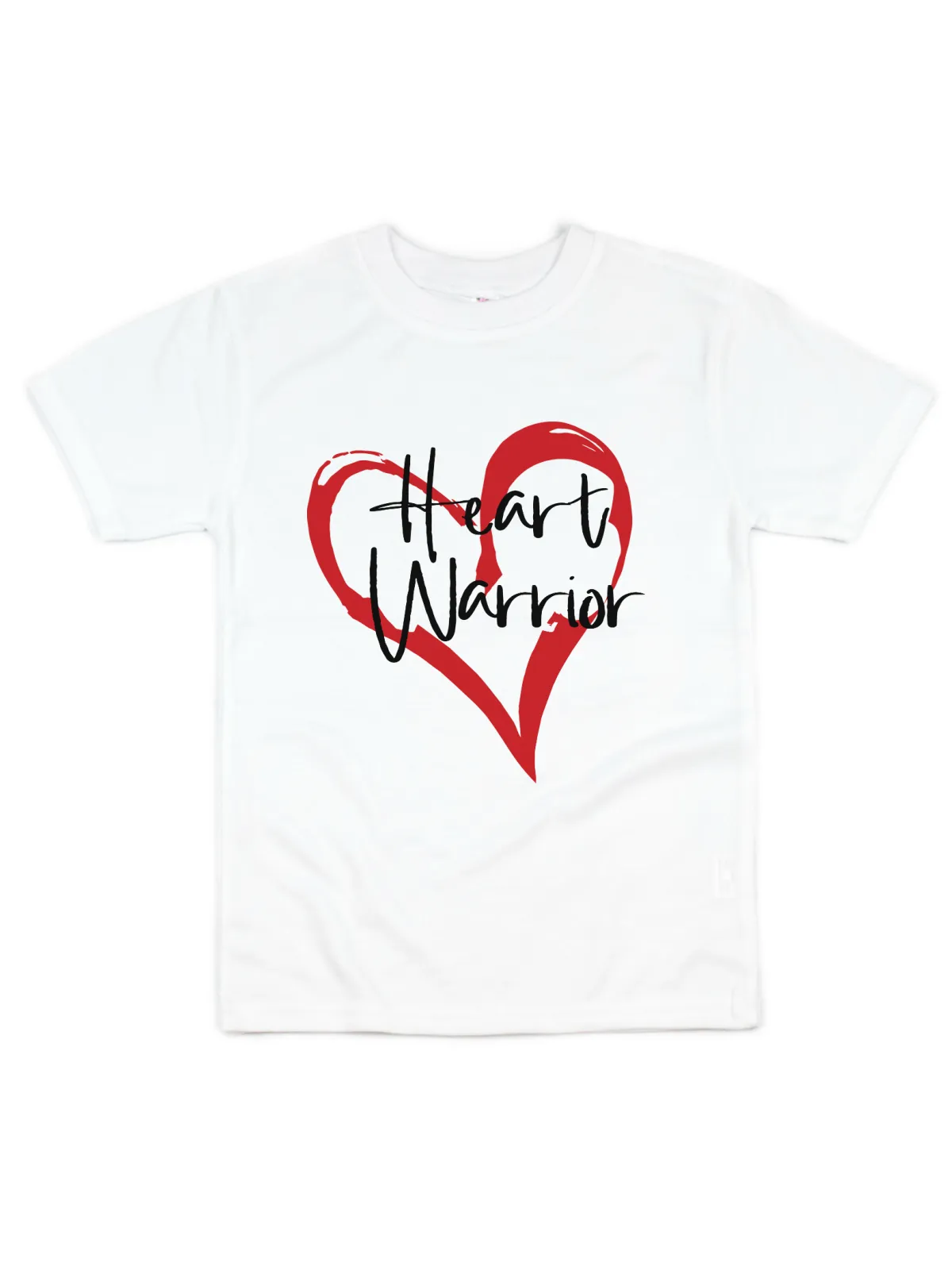 Heart Warrior Kids Shirt - White