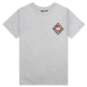 Heather Grey Kids Diamonds Short Sleeve Tee