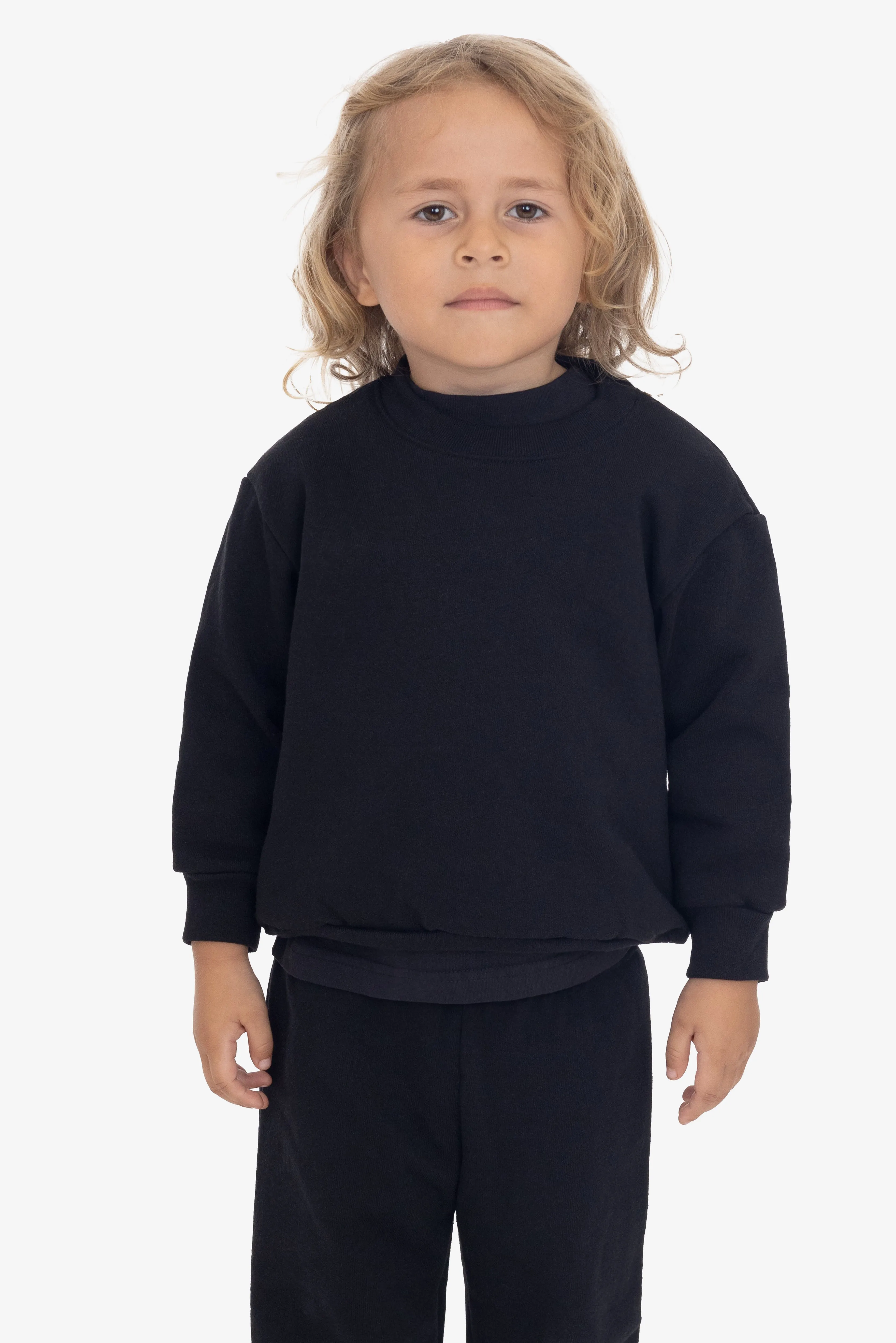 HF-107 - Kids Heavy Fleece Crewneck Sweatshirt