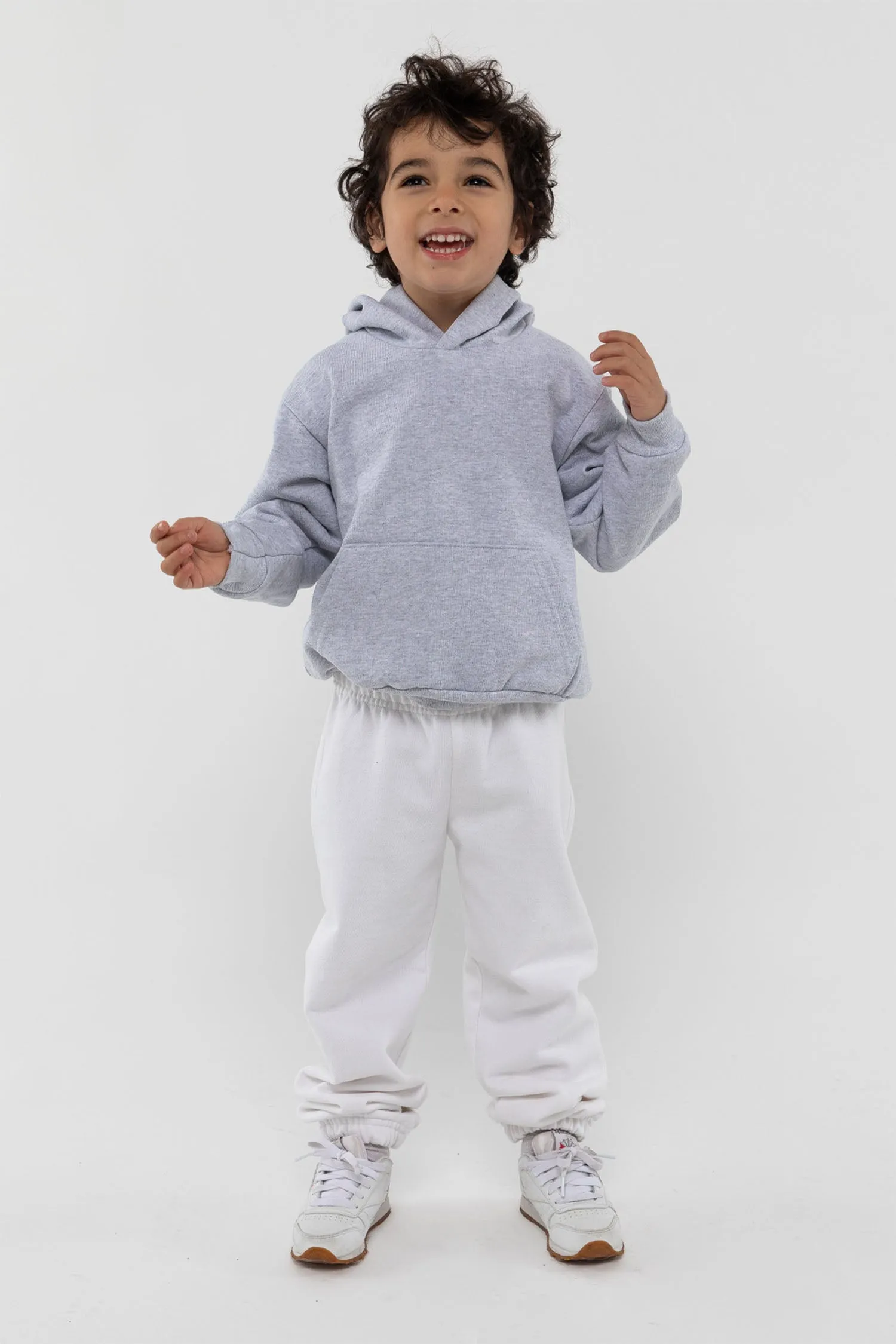 HF-109 - Kids Heavy Fleece Hooded Pullover Sweatshirt