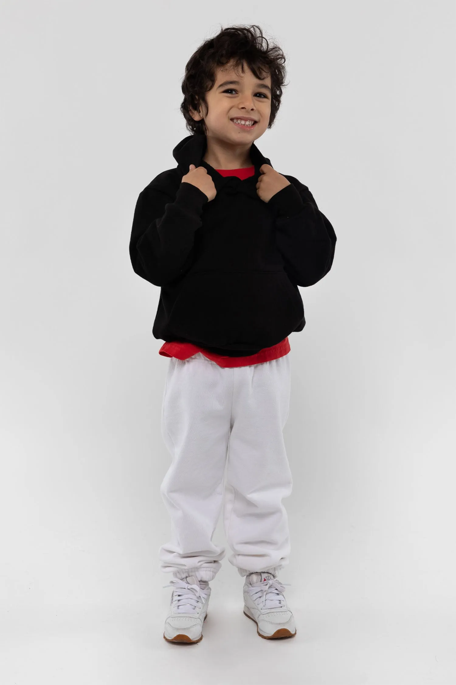 HF-109 - Kids Heavy Fleece Hooded Pullover Sweatshirt