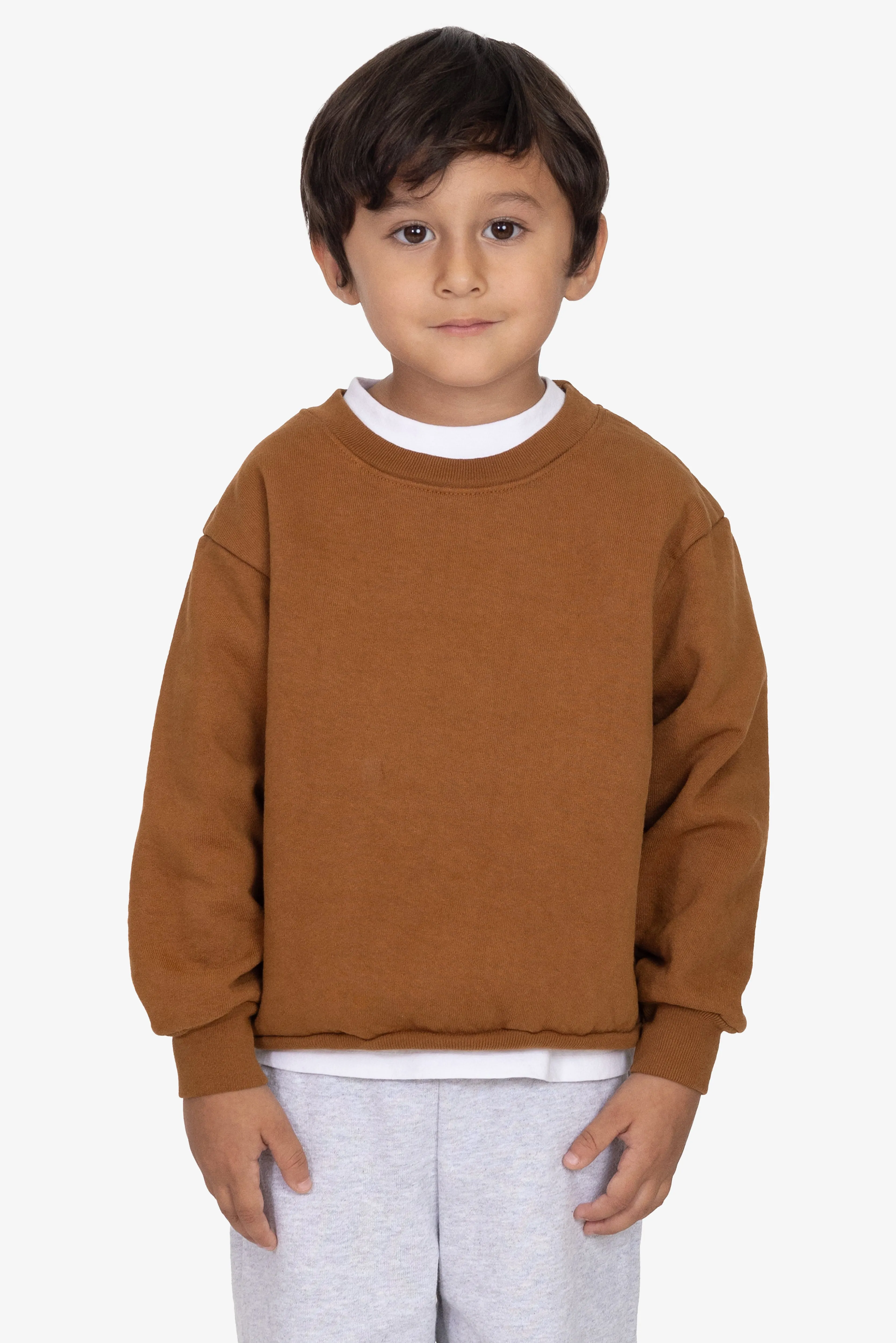 HF107GD - Kids Heavy Fleece Garment Dye Crew Sweatshirt