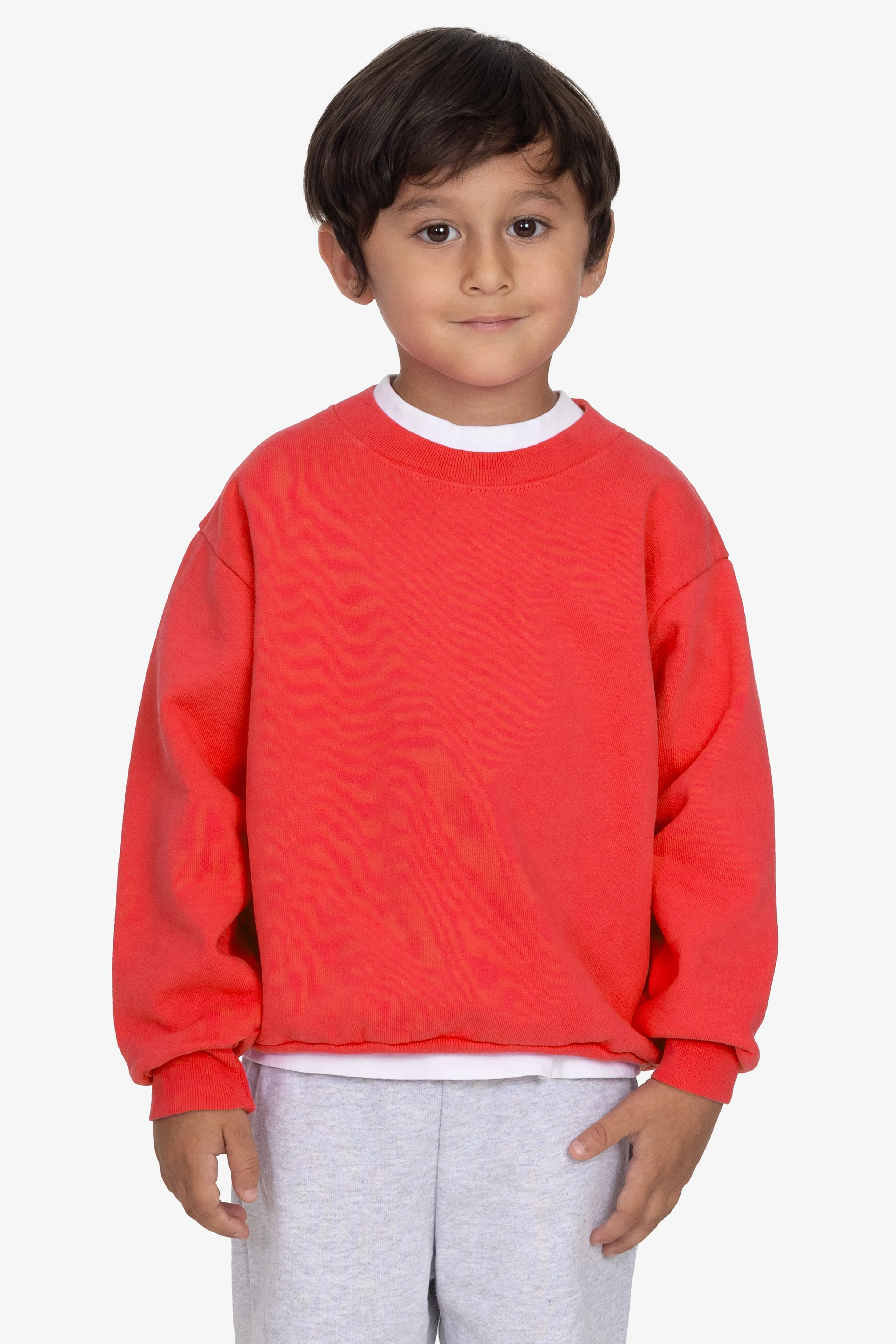 HF107GD - Kids Heavy Fleece Garment Dye Crew Sweatshirt