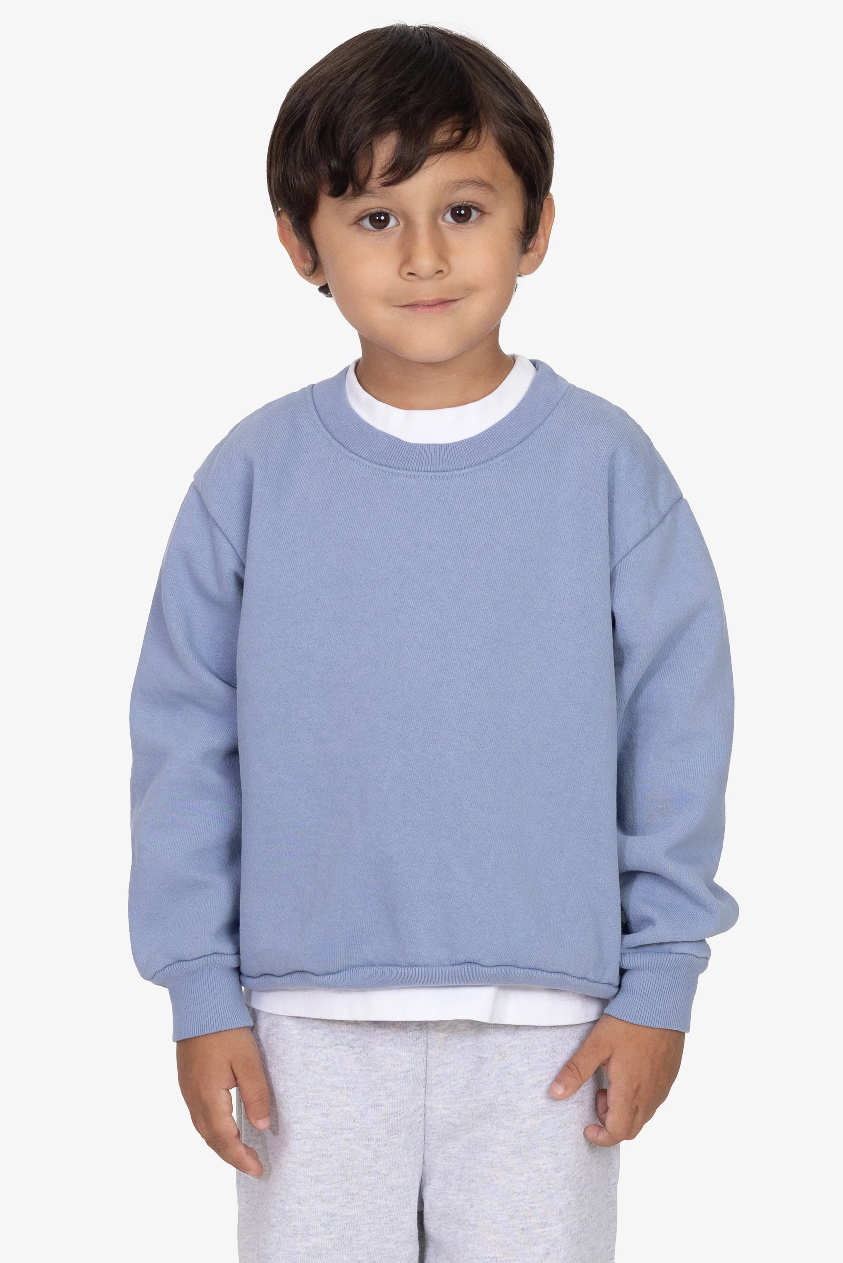 HF107GD - Kids Heavy Fleece Garment Dye Crew Sweatshirt