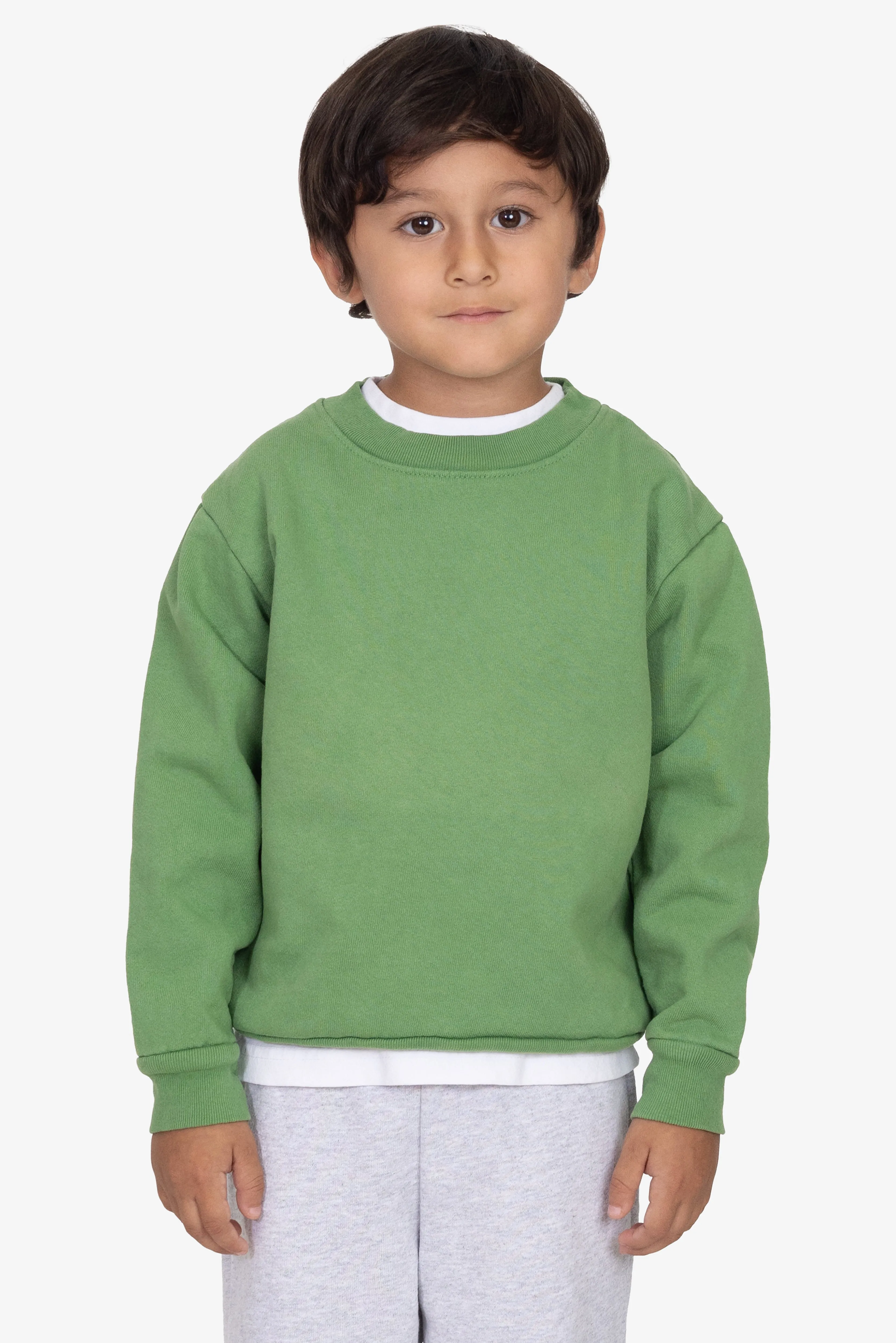 HF107GD - Kids Heavy Fleece Garment Dye Crew Sweatshirt