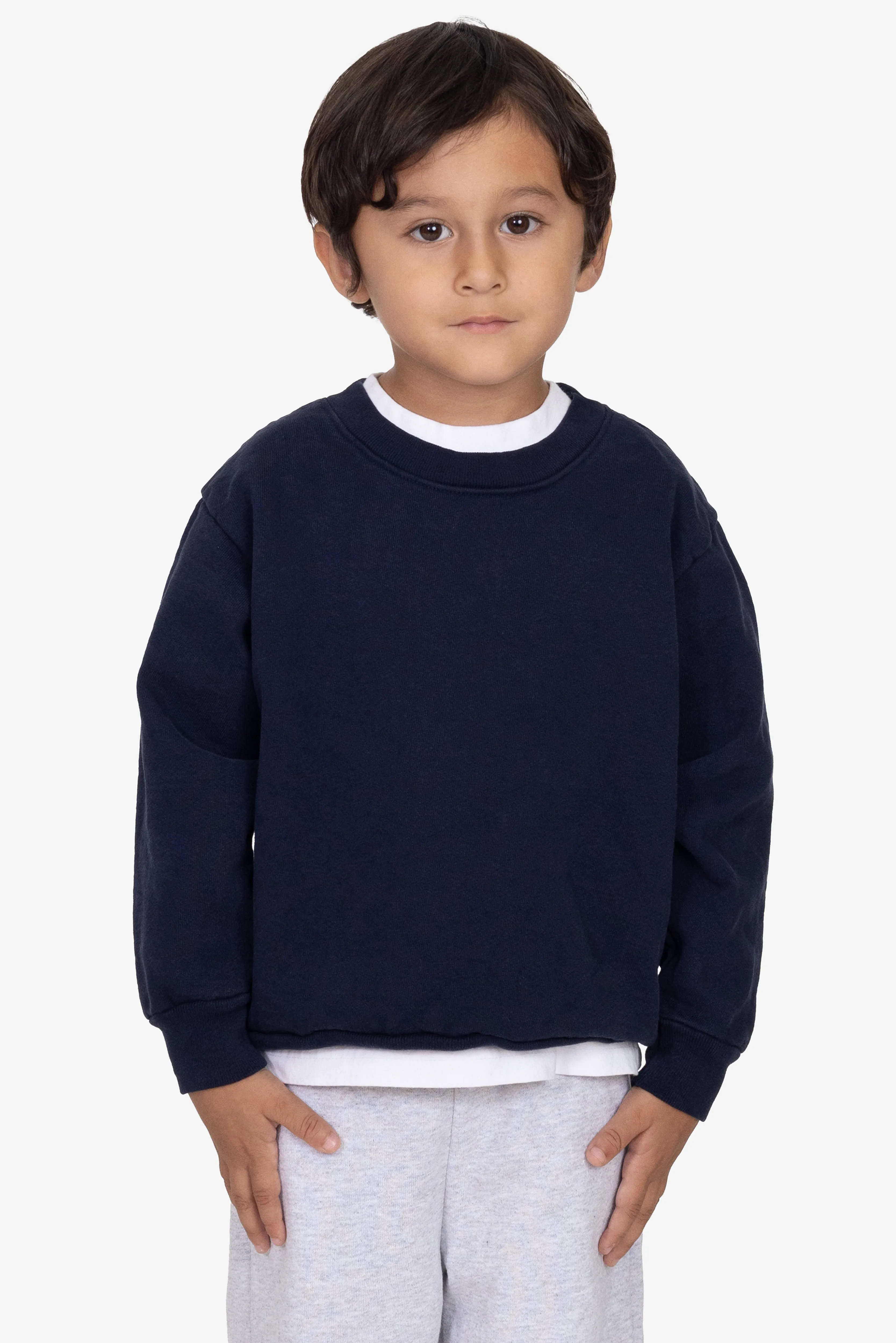 HF107GD - Kids Heavy Fleece Garment Dye Crew Sweatshirt