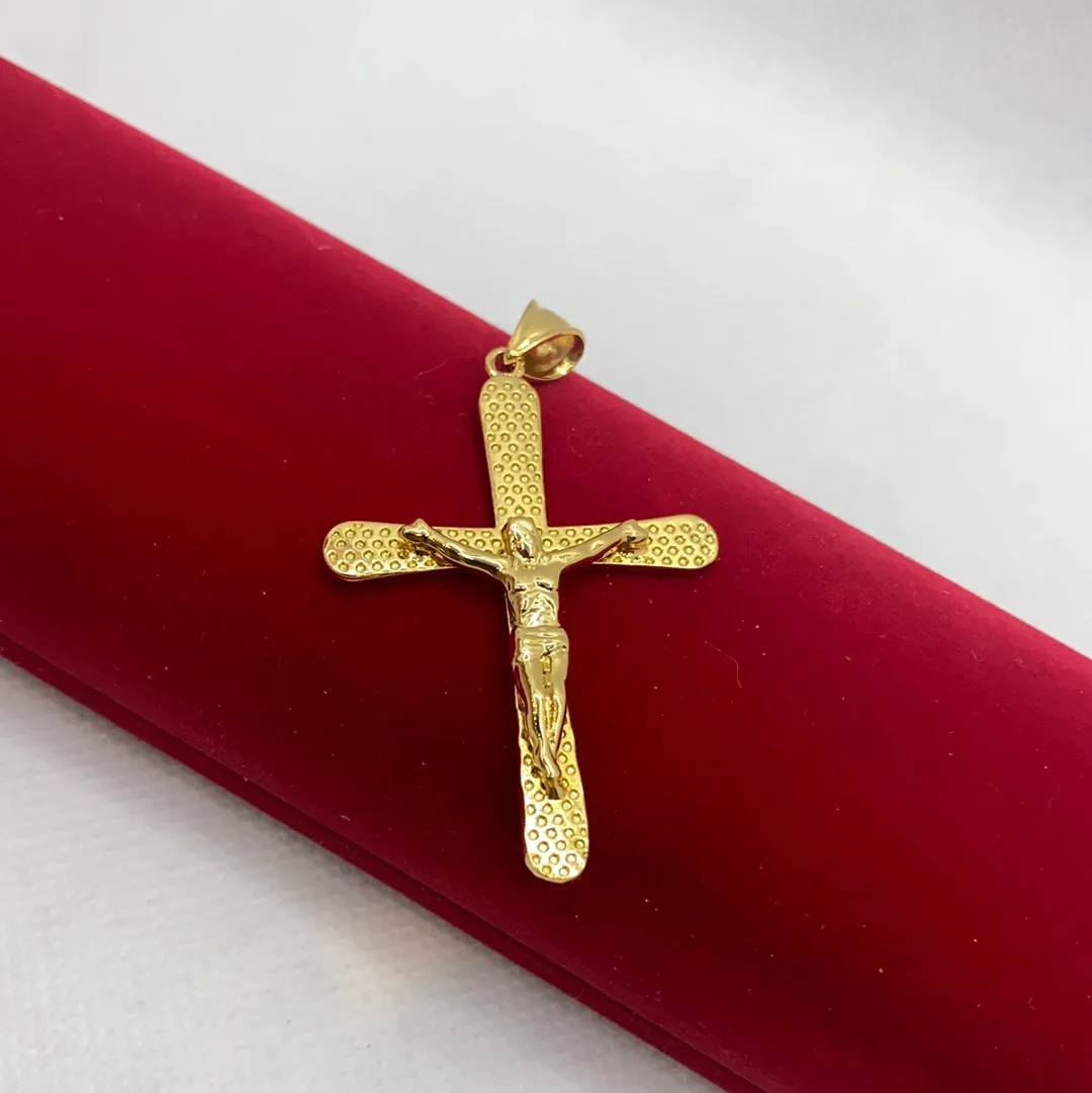 Gold-plated Holy Cross & Crucifix