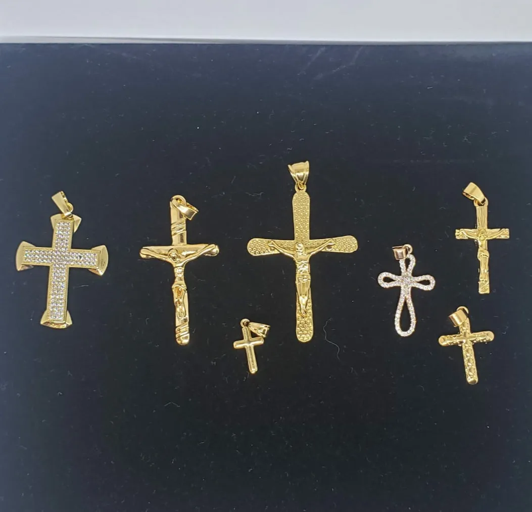 Gold-plated Holy Cross & Crucifix