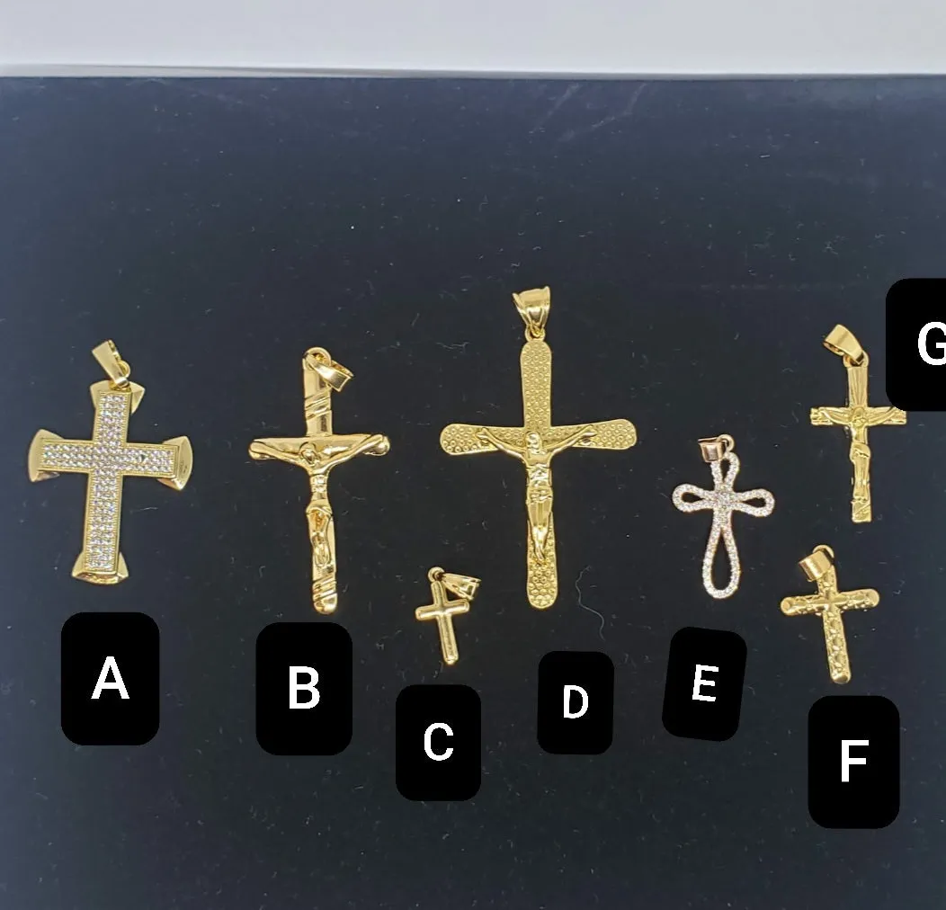 Gold-plated Holy Cross & Crucifix