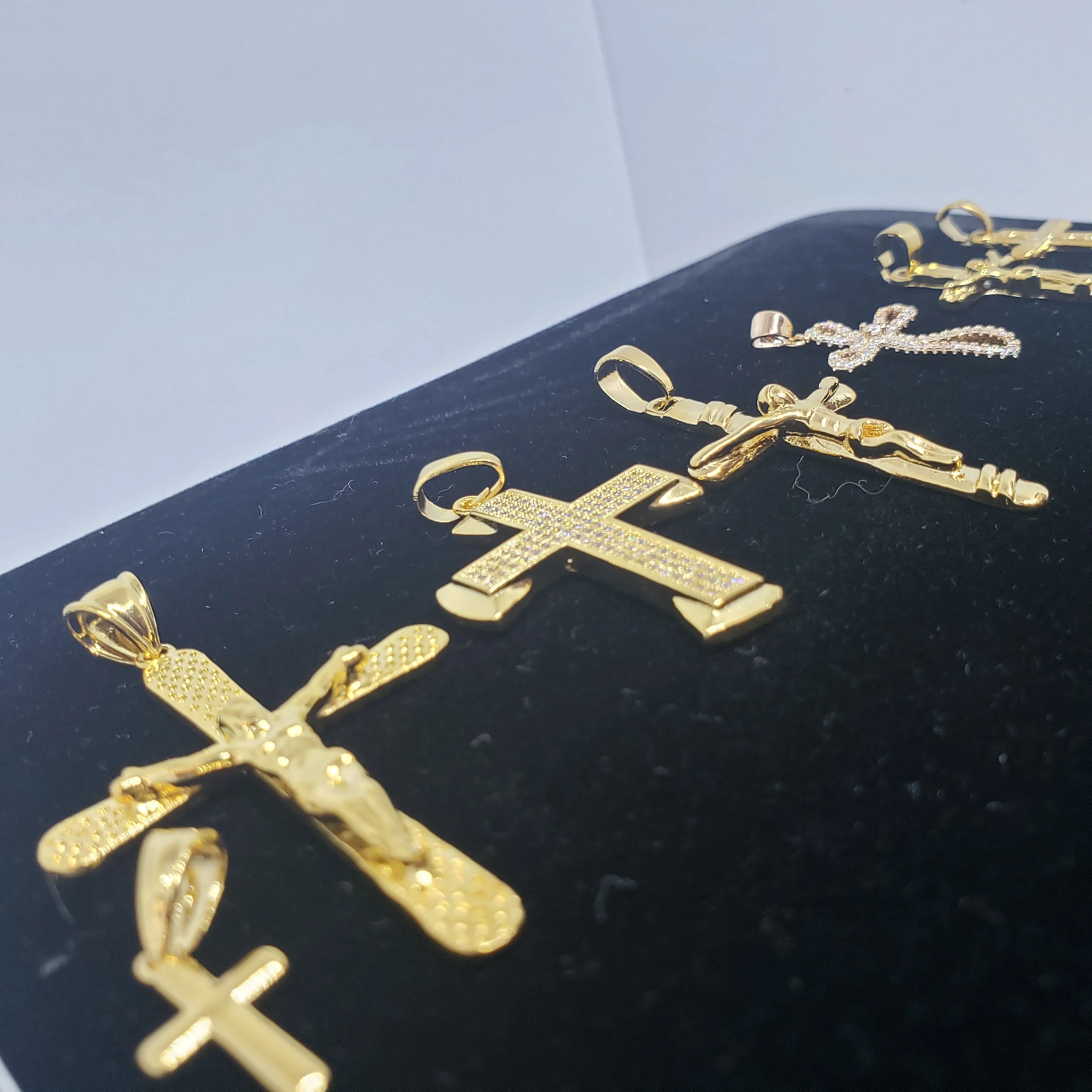 Gold-plated Holy Cross & Crucifix